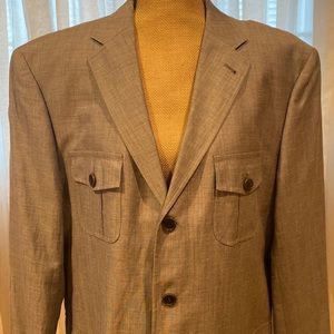 Easy Wear tailoring men’s elegant jacket, beautiful soft grey, size 42R